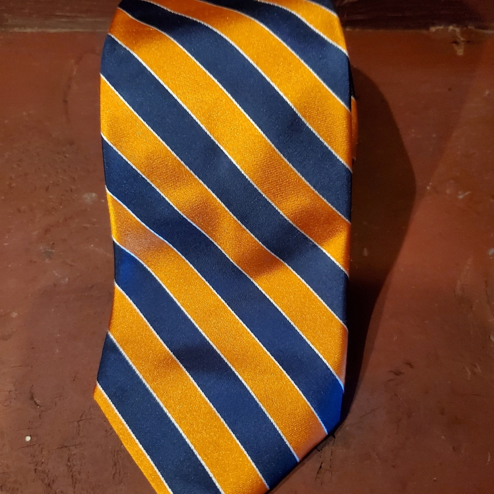 Saddlebred stripe silk tie